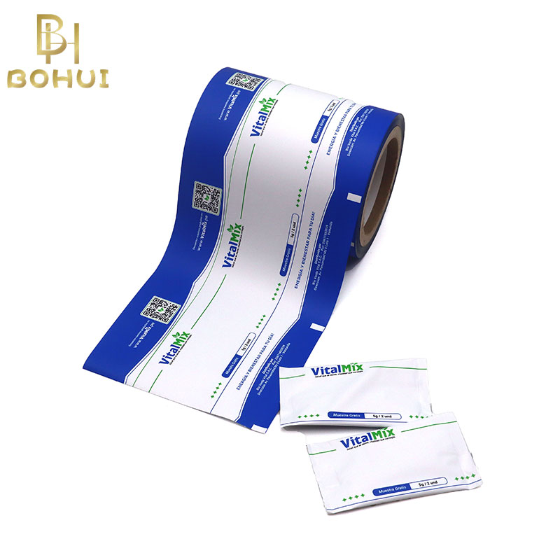 Plastic Metallic Vitamin Sachet Roll Film