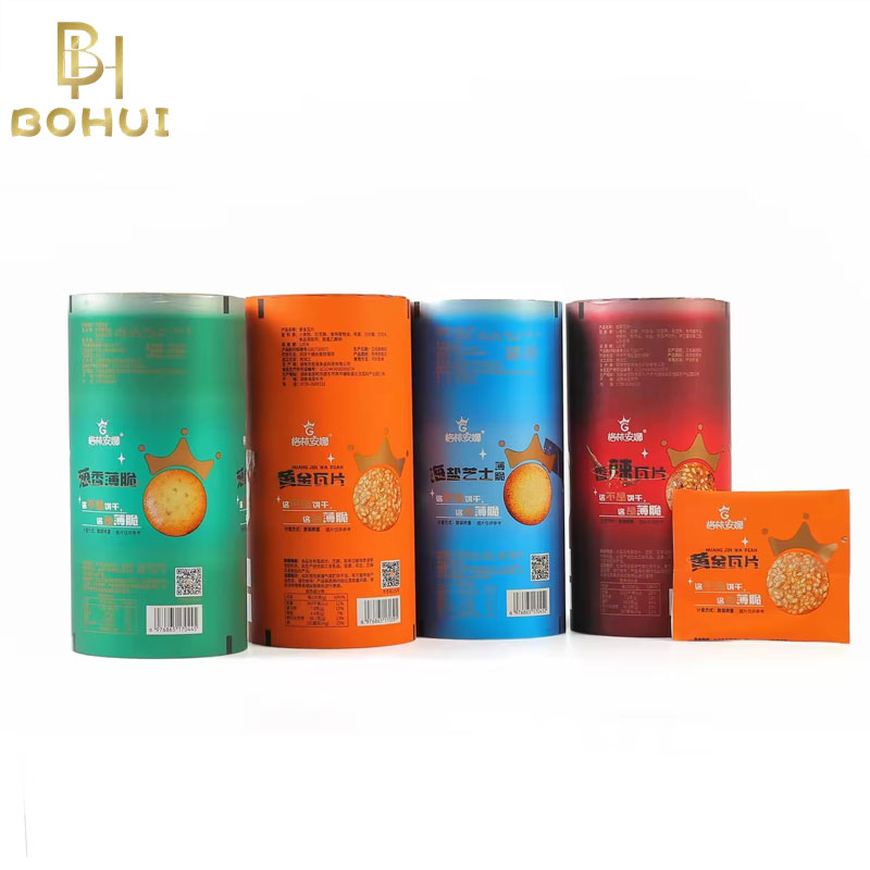 PET/VMPET/PE Laminated Metalized Film Printing Film for Biscuit